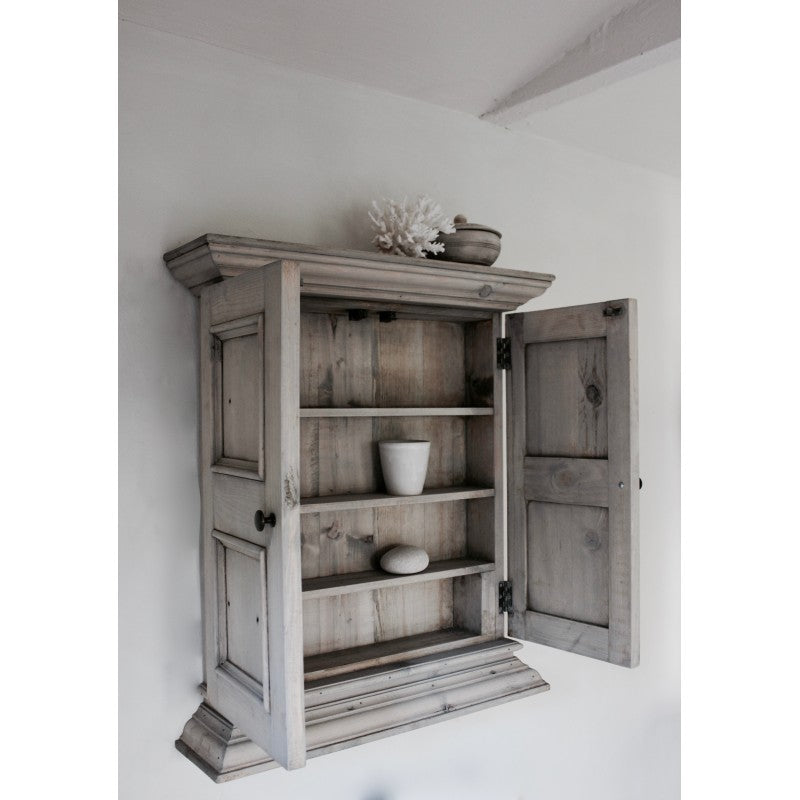 Rustic Wooden Bathroom Wall Cabinet - Home Furniture Interiors