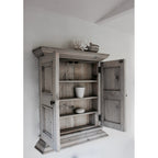Rustic Wooden Bathroom Wall Cabinet - Home Furniture Interiors