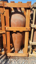Tall Rustic Terracotta Decorative Urn
