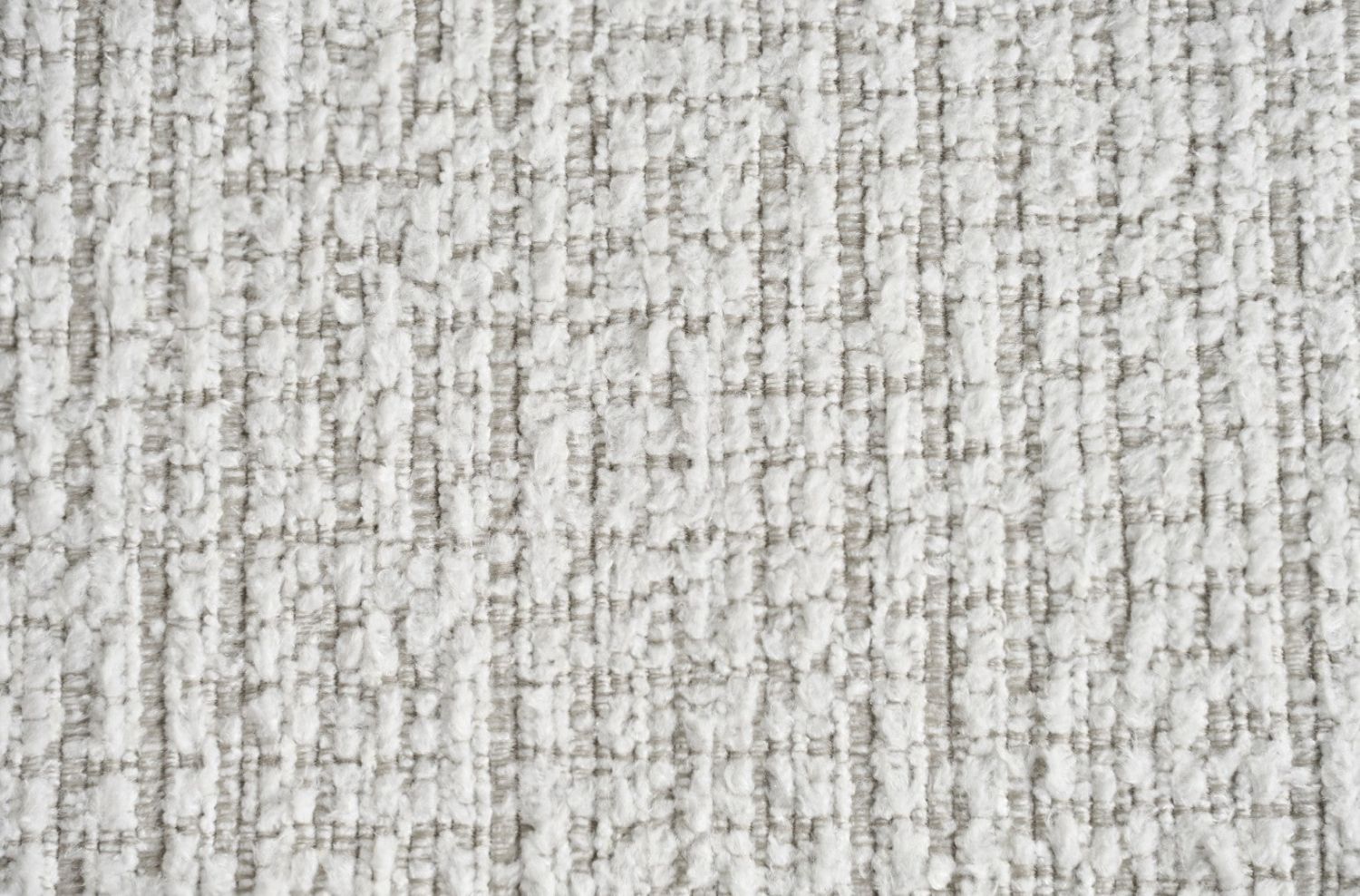 Beige Chenille Fabric 2 Seater Sofa with Chunky Arm Cushions - Home Furniture Interiors