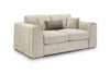 Beige Chenille Fabric 2 Seater Sofa Standard Back - Home Furniture Interiors