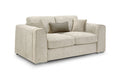 Beige Chenille Fabric 2 Seater Sofa Standard Back - Home Furniture Interiors