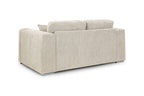 Beige Chenille Fabric 2 Seater Sofa Standard Back - Home Furniture Interiors