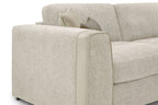 Beige Chenille Fabric 2 Seater Sofa Standard Back - Home Furniture Interiors