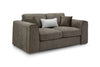 Mocha Chenille Fabric Standard Back 2 Seater Sofa - Home Furniture Interiors