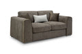 Mocha Chenille Fabric Standard Back 2 Seater Sofa - Home Furniture Interiors