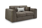 Mocha Chenille Fabric Standard Back 2 Seater Sofa - Home Furniture Interiors