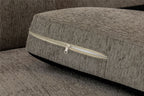 Mocha Chenille Fabric Standard Back 2 Seater Sofa - Home Furniture Interiors