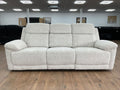 Owen Electric Recliner Beige 3 Seater - Home Furniture Interiors
