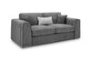 Naples Sofa Grey 3 Seater - Home Furniture Interiors