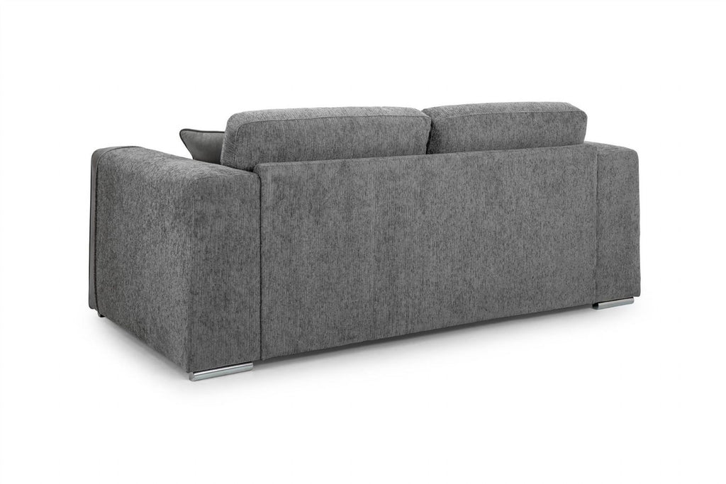 Naples Sofa Grey 3 Seater - Home Furniture Interiors