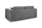 Naples Sofa Grey 3 Seater - Home Furniture Interiors