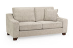 Stone Fabric Standard Back 3 Seater Sofa - Home Furniture Interiors