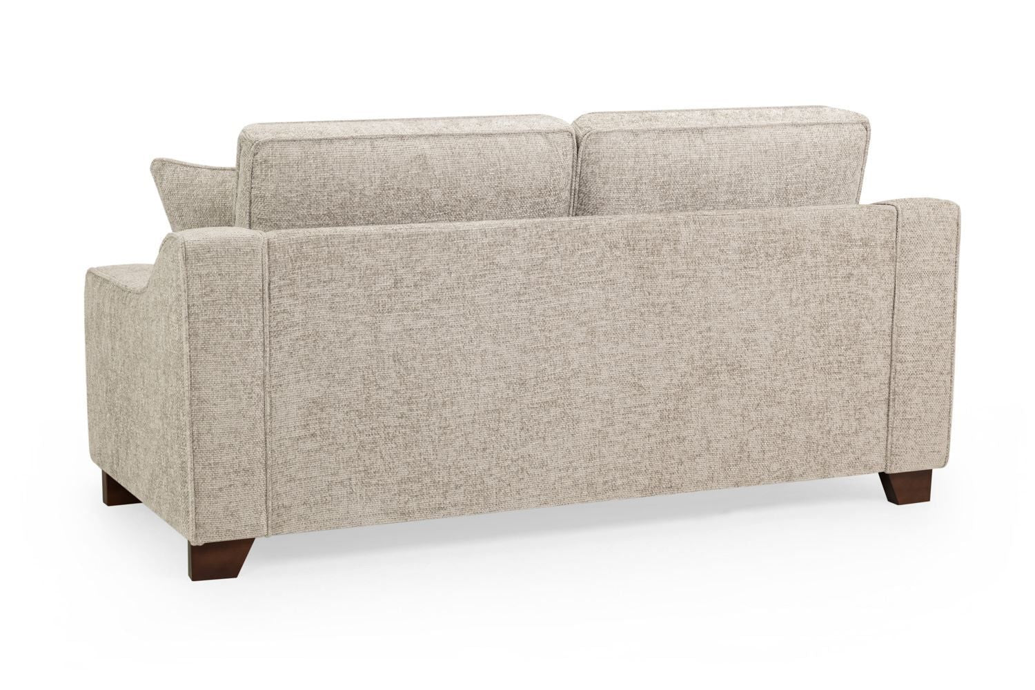 Stone Fabric Standard Back 3 Seater Sofa - Home Furniture Interiors