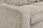 Stone Fabric Standard Back 3 Seater Sofa - Home Furniture Interiors