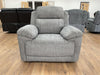 Owen Electric Recliner Grey Armchair - Home Furniture Interiors