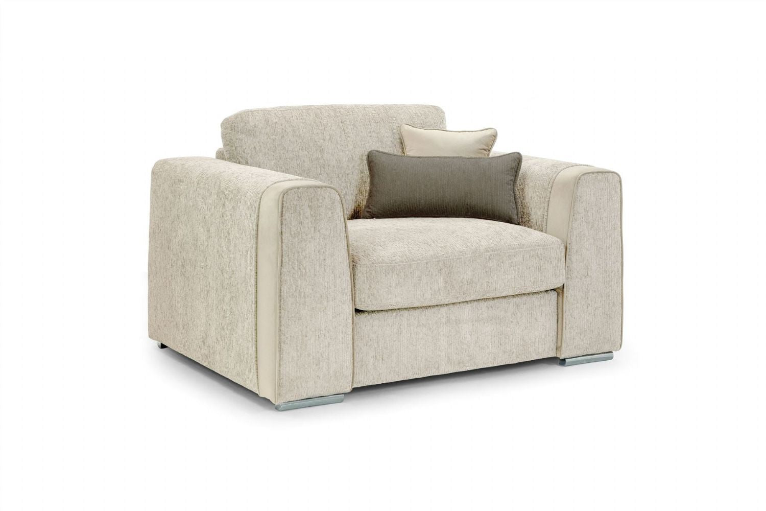 Naples Sofa Beige Armchair - Home Furniture Interiors