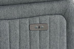 Grey Fabric Electric Recliner Armchair Pillow Top Arms - Home Furniture Interiors