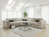 Beige Fabric Large Corner Sofa Group - Home Furniture Interiors