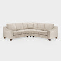 Stone Woven Fabric Large Corner Group Sofa - Home Furniture Interiors