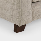 Stone Woven Fabric Large Corner Group Sofa - Home Furniture Interiors