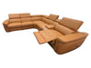 Somerville Electric Recliner Sofa Tan Large Corner - Home Furniture Interiors