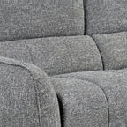 Charcoal Fabric Electric Recliner Corner Sofa Left Hand Facing - Home Furniture Interiors