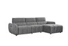 Charcoal Fabric Electric Recliner Corner Sofa RHF - Home Furniture Interiors