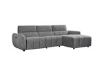 Charcoal Fabric Electric Recliner Corner Sofa RHF - Home Furniture Interiors