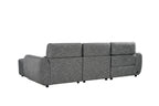 Charcoal Fabric Electric Recliner Corner Sofa RHF - Home Furniture Interiors