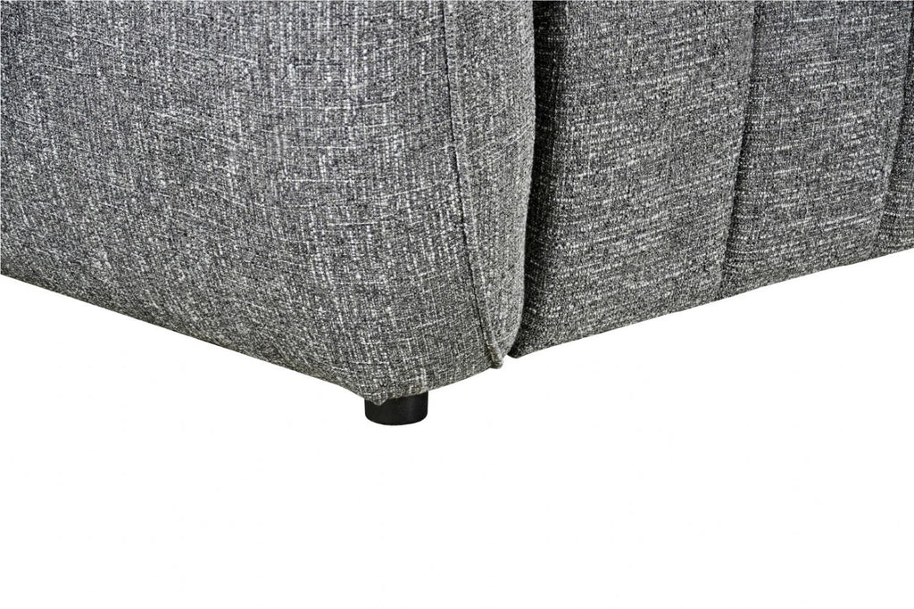 Charcoal Fabric Electric Recliner Corner Sofa RHF - Home Furniture Interiors