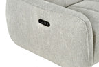 Silver Fabric Electric Recliner Corner Sofa Right Hand Sofa - Home Furniture Interiors