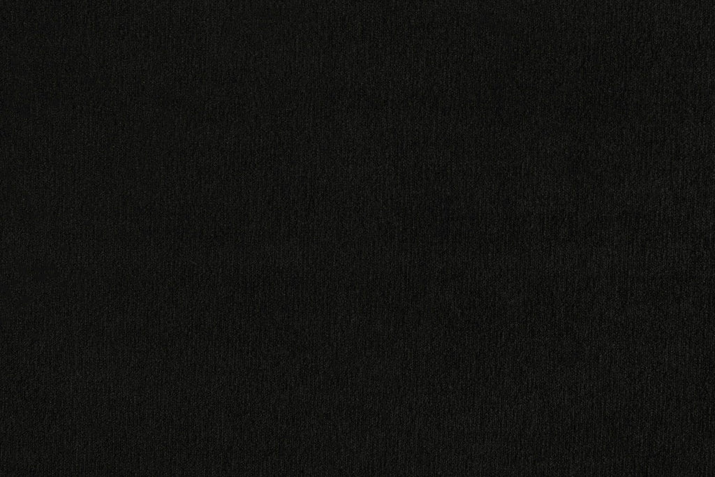 Black Fabric U Shape Plush Black Corner Sofa - Home Furniture Interiors