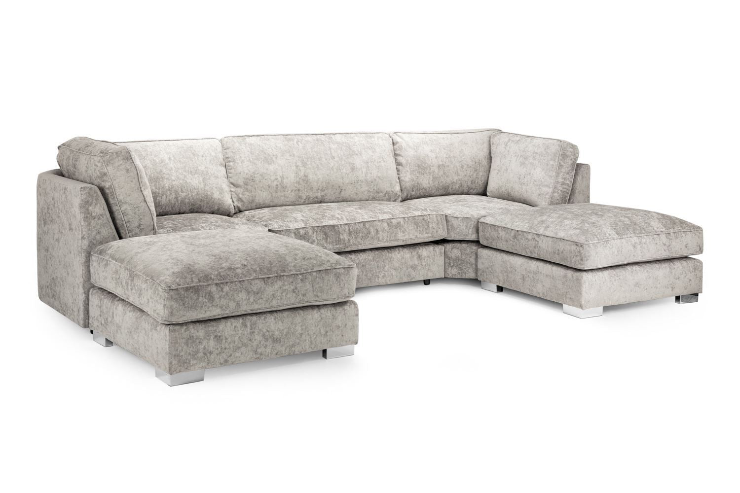 Bishop Fullback Sofa Truffle U Shape Corner - Home Furniture Interiors