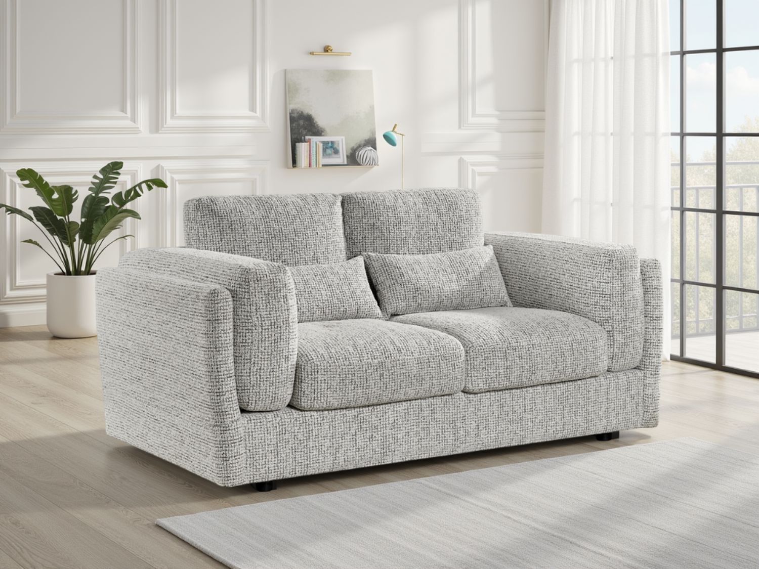Bari Sofa Grey 2 Seater