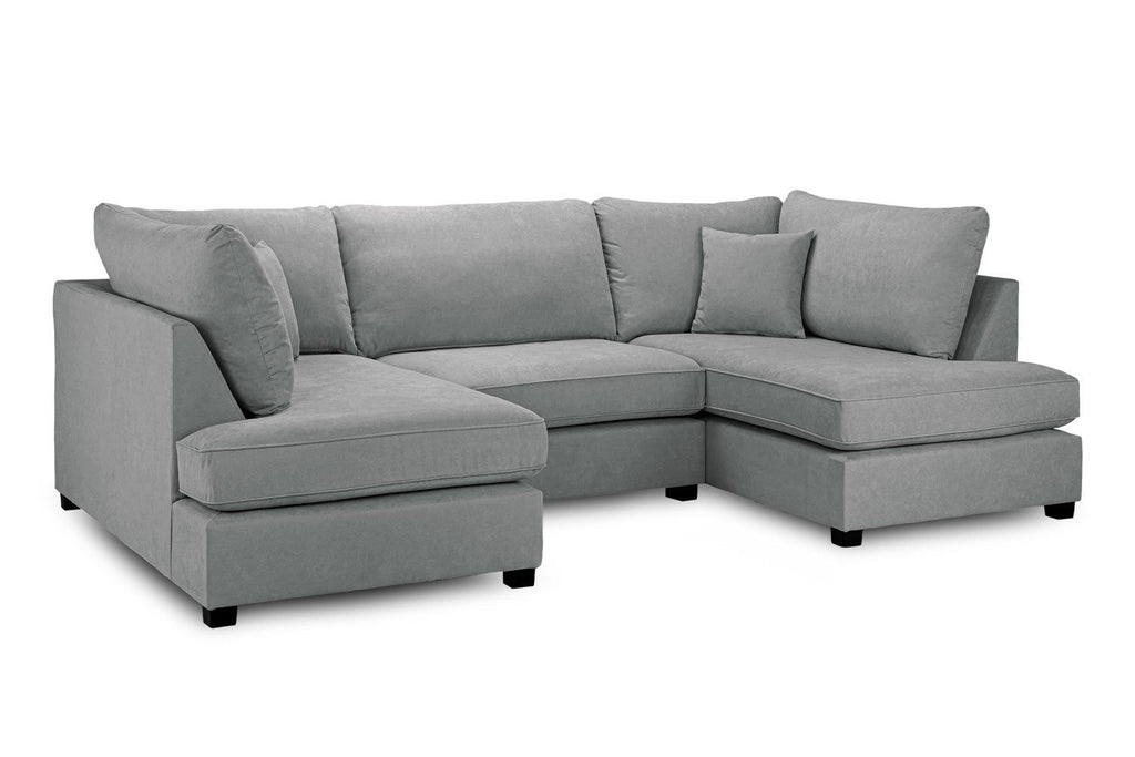 Carnaby Sofa Grey U Shape Corner - Home Furniture Interiors
