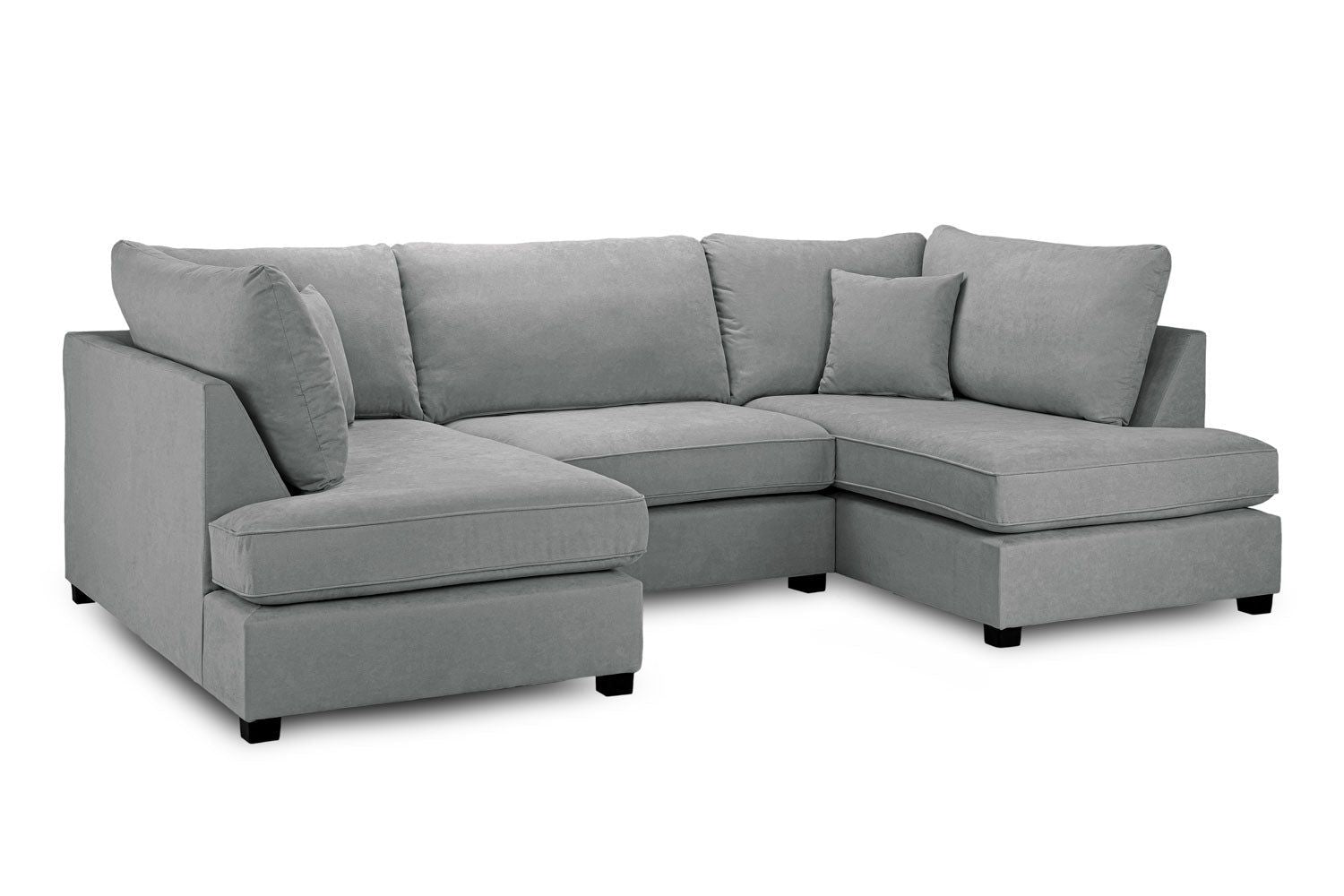 Carnaby Sofa Grey U Shape Corner - Home Furniture Interiors