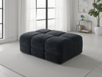 Jacob Sofa Black Footstool - Home Furniture Interiors