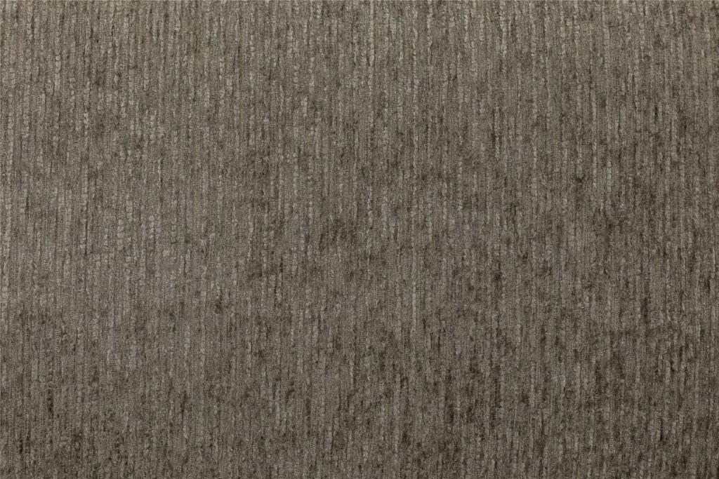 Mocha Grey Chenille Fabric Square Footstool - Home Furniture Interiors