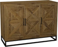 Indus Rustic Oak Narrow Sideboard
