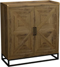 Indus Rustic Oak Drinks Cabinet