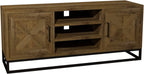 Indus Rustic Oak Media Unit