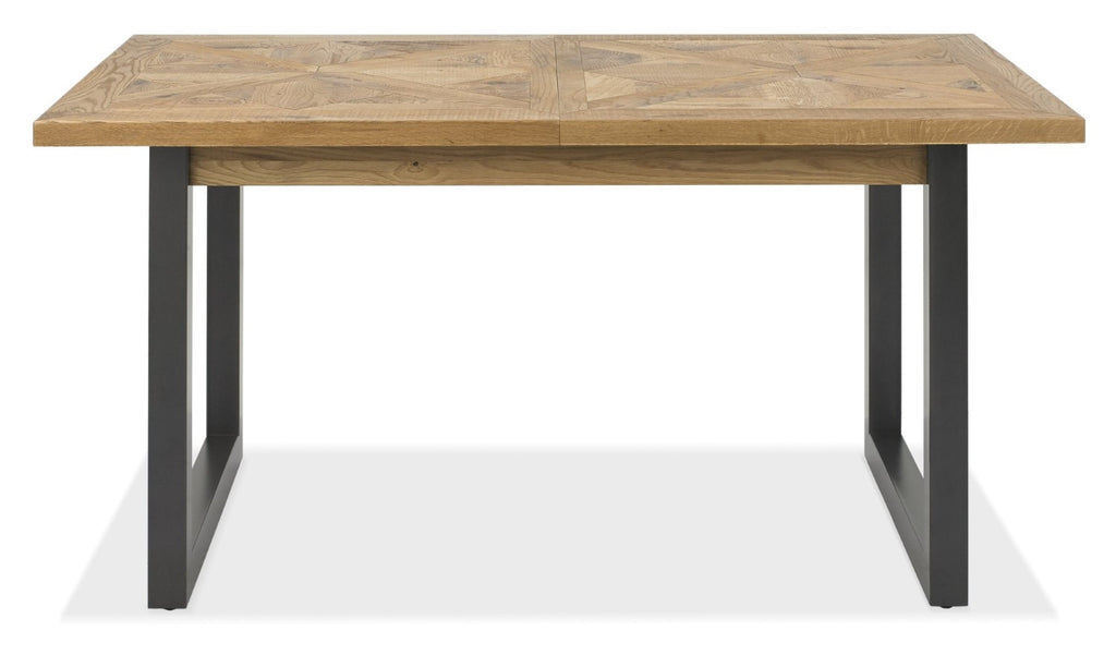 Rustic Oak Extending Dining Set 4 Yellow Velvet Chairs - Home Furniture Interiors