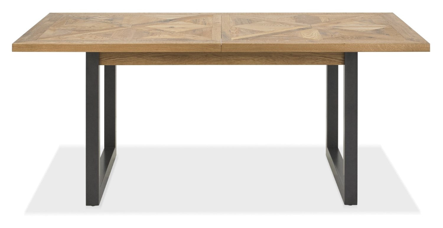 Rustic Oak Extending Dining Table Set 6 Yellow Velvet Chairs - Home Furniture Interiors