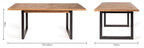 Rustic Oak Extending Dining Table Set 6 Blue Velvet Chairs - Home Furniture Interiors