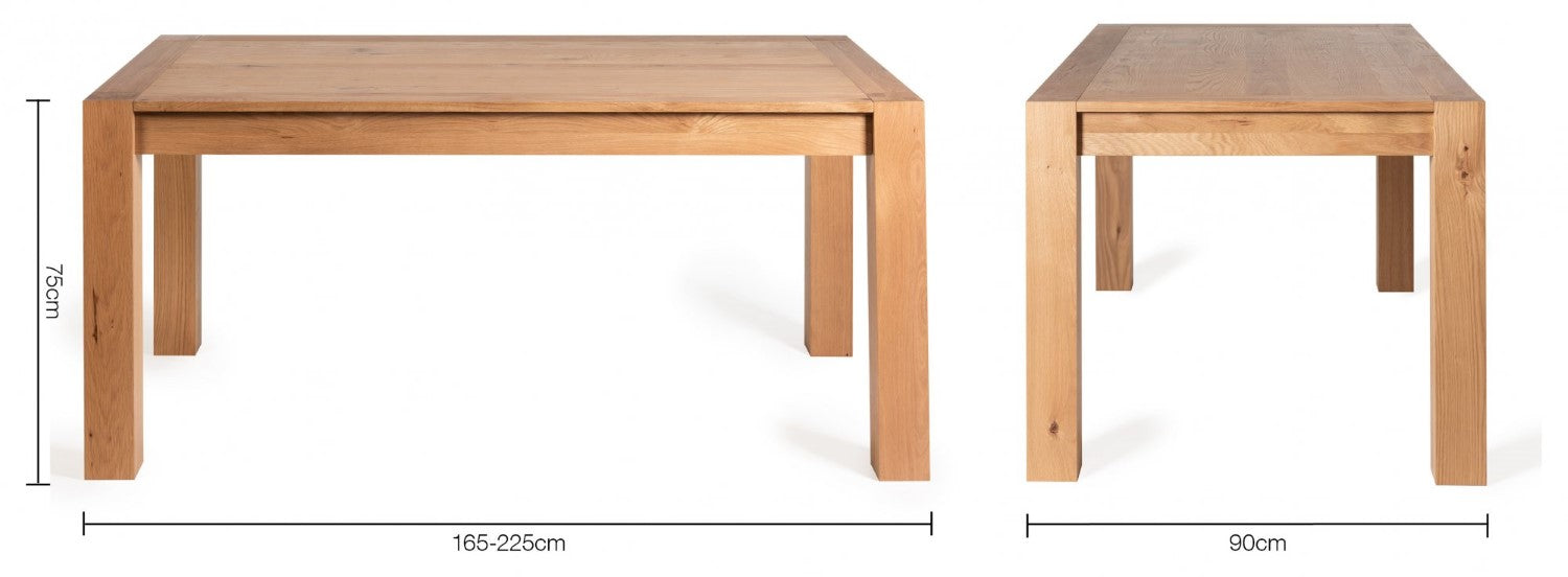 Light Oak Extending Dining Set 6 Blue Velvet Fabric Chairs - Home Furniture Interiors