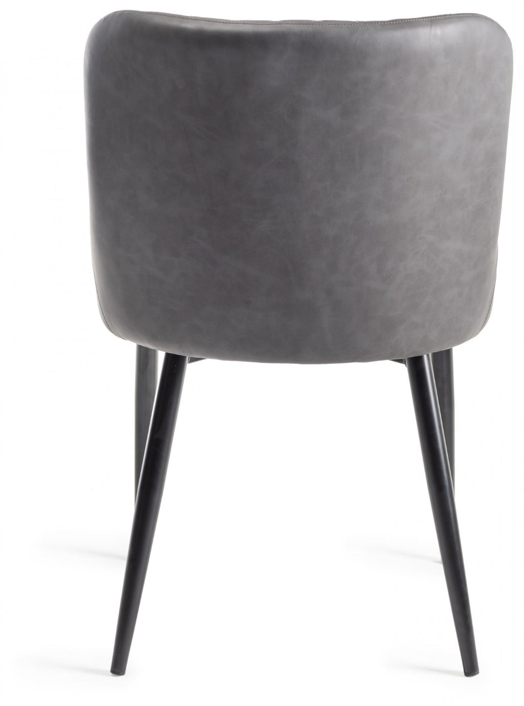 Light Oak Glass Dining Table Set 6 Dark Grey Leather Chairs - Home Furniture Interiors