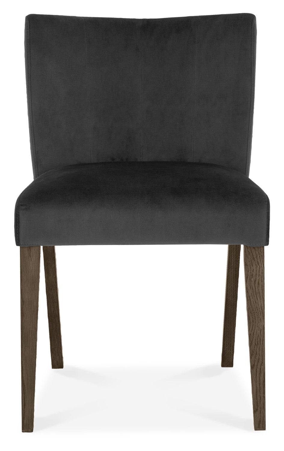Oak Glass Top Round Dining Table Set 4 Grey Velvet Chairs - Home Furniture Interiors