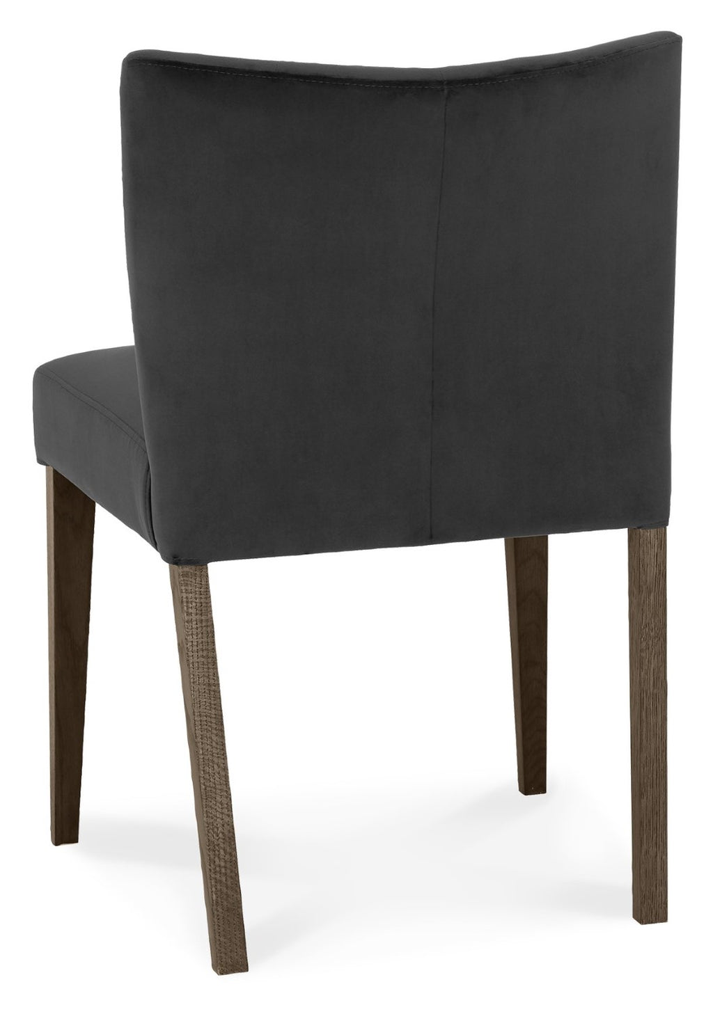 Oak Glass Top Round Dining Table Set 4 Grey Velvet Chairs - Home Furniture Interiors