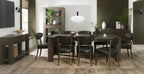 Dark Fumed Oak Large Wide 4 Door Sideboard - Home Furniture Interiors